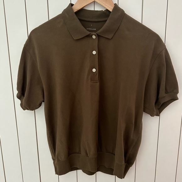 Everlane army green polo. - Picture 4 of 8
